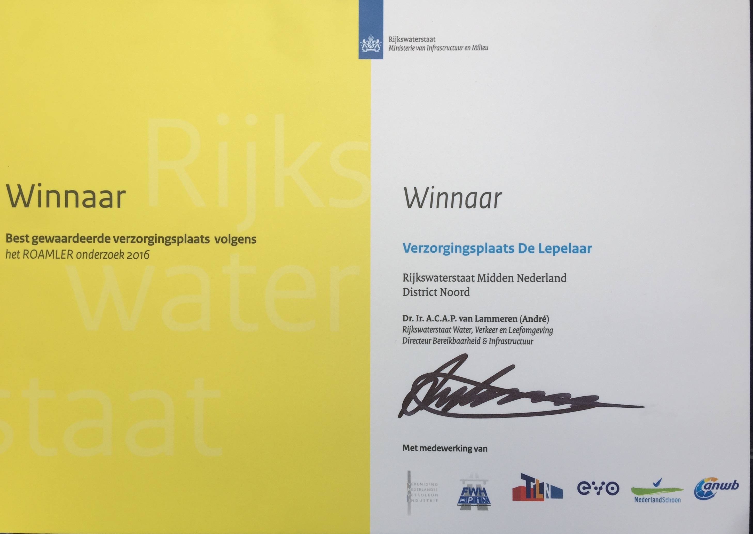Beste verzorgingsplaats van Nederland