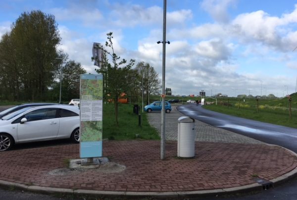 Nieuw carpoolterrein De Linielanding aan A27 in Nieuwegein