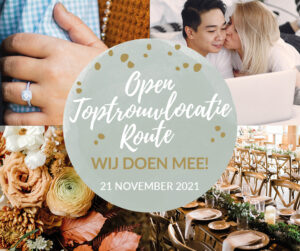 Open Toptrouwlocatie Route zondag 21 november 2021