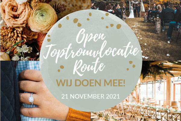 Open Toptrouwlocatie Route zondag 21 november 2021