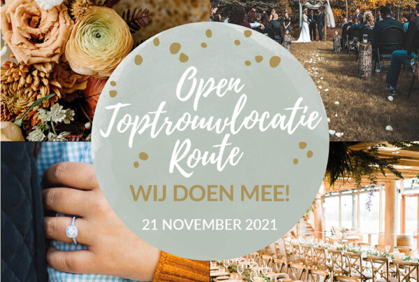 Open Toptrouwlocatie Route zondag 21 november 2021